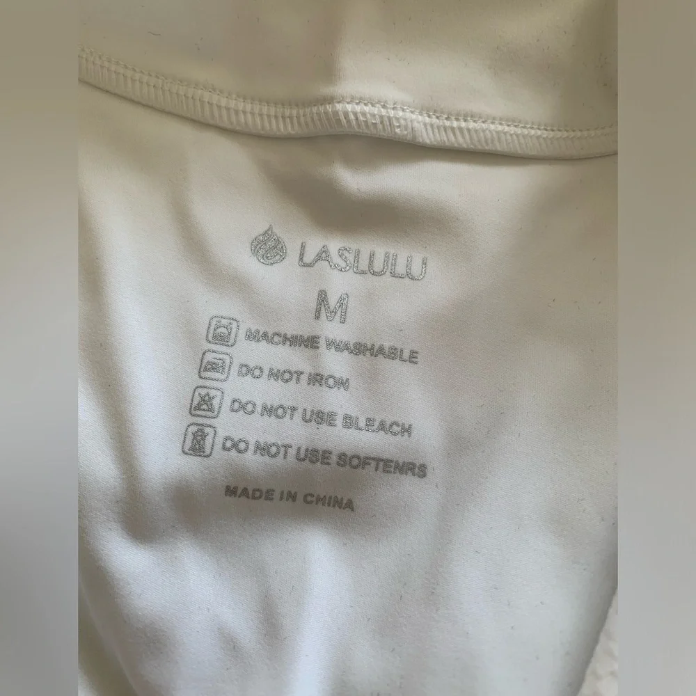 LASLULU Womens Half Zipper Workout Top Racerback - Picture 5 of 5